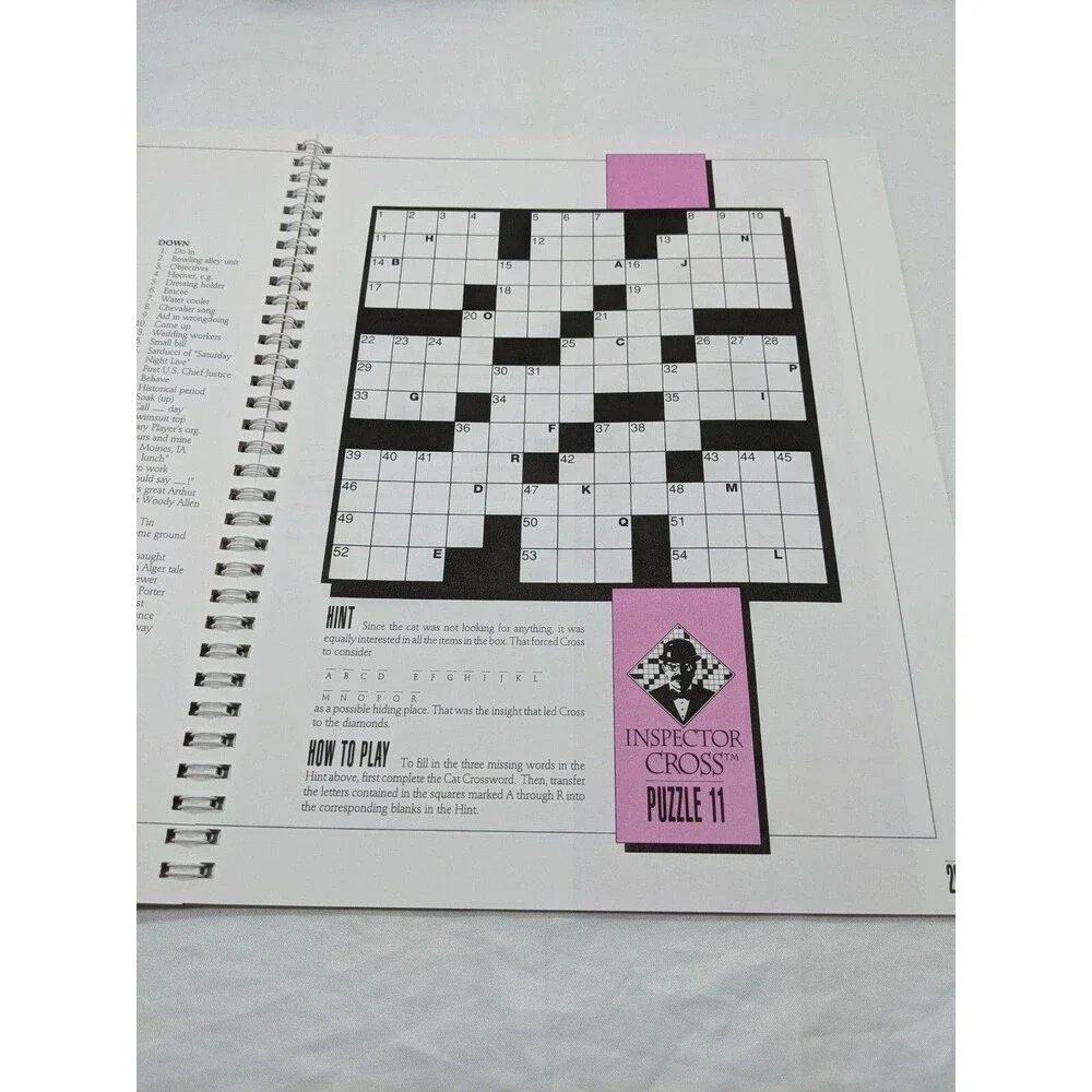 Inspector Cross Crossword Capers And Mystery Word Teasers Volume 2